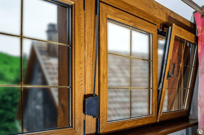 Деревянные окна для дачи с однокамерным стеклопакетом