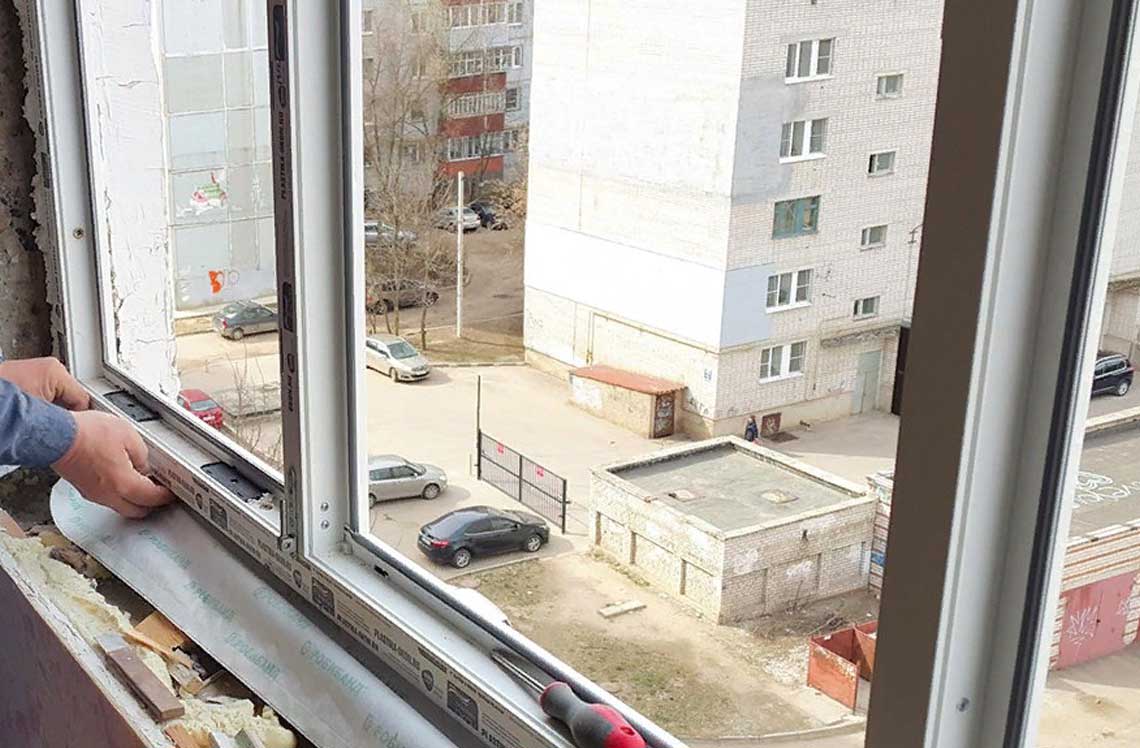 Стройка окна