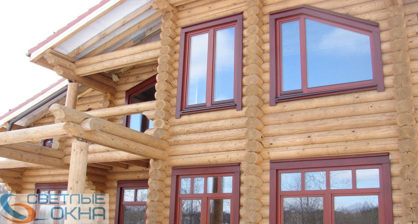 Выбор и установка окон в деревянный дом