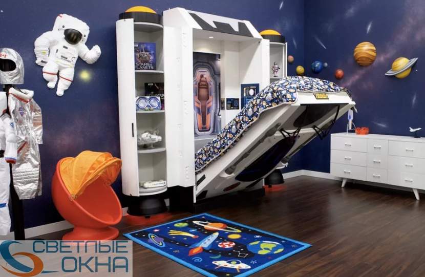 Детская спальня на космическую тему.jpg